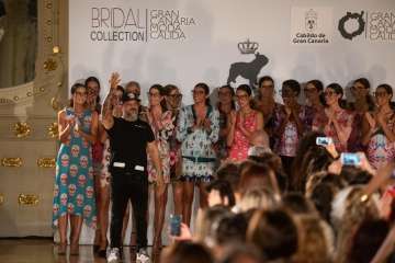 El espíritu heroico de las mujeres, protagonista de los diseños de la 2Âª jornada de GC Colección Bridal (Foto TA)